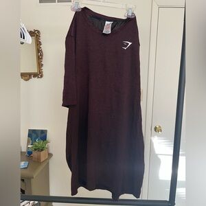 Gymshark Burgundy Short Sleeve Tee